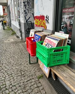 The record store promotes more avant-garde music rather than the typical Berlin techno. Photo: Hugo Göthberg