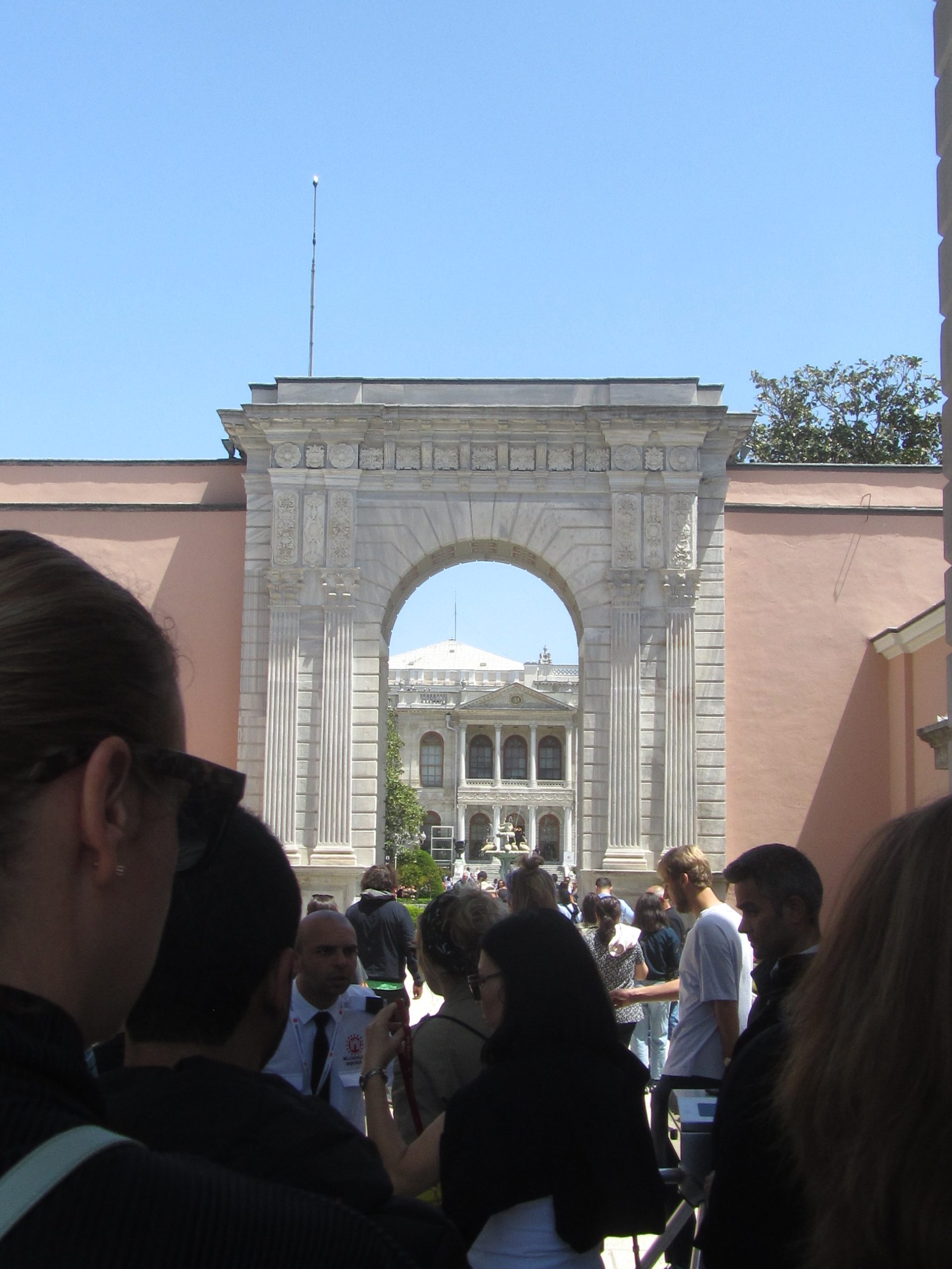One of many gates of Dolmabahçe Palace