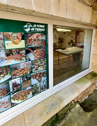 The building where the animals are being slaughtered, cleaned and taken apart