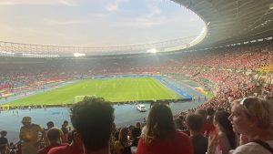 Nations League game between Austria and Sweden