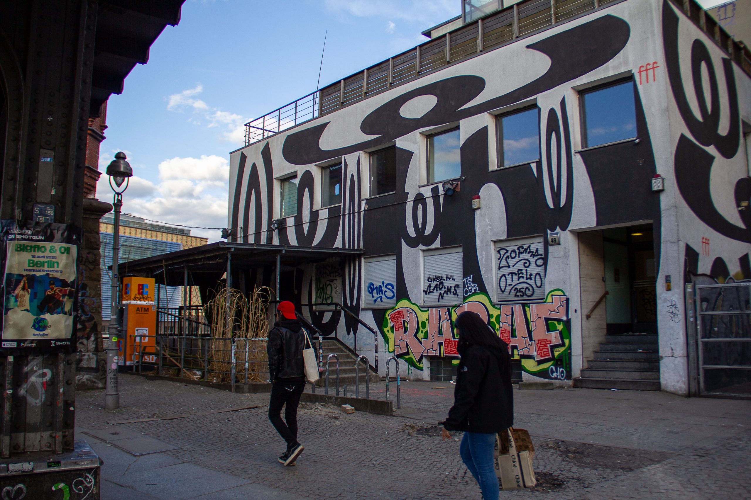 Watergate’s sign remains as a silent marker of its cultural legacy, even after its closure in 2024.  And the closure of Wilde Renate at the end of 2025 marks another loss in Berlin’s underground nightlife.