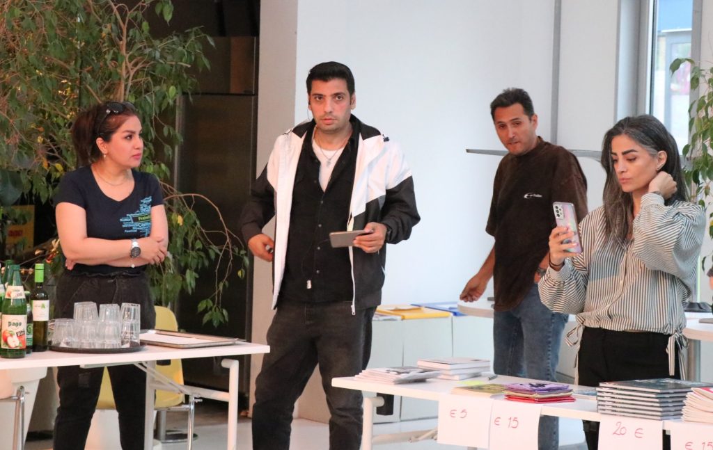 A group of people who help out at an event.