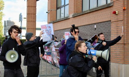 Protest against Ahold Delhaize draws international animal rights activists to the Netherlands