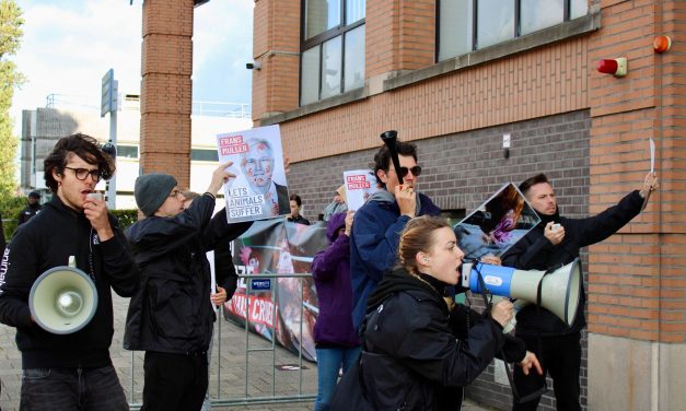 Protest against Ahold Delhaize draws international animal rights activists to the Netherlands