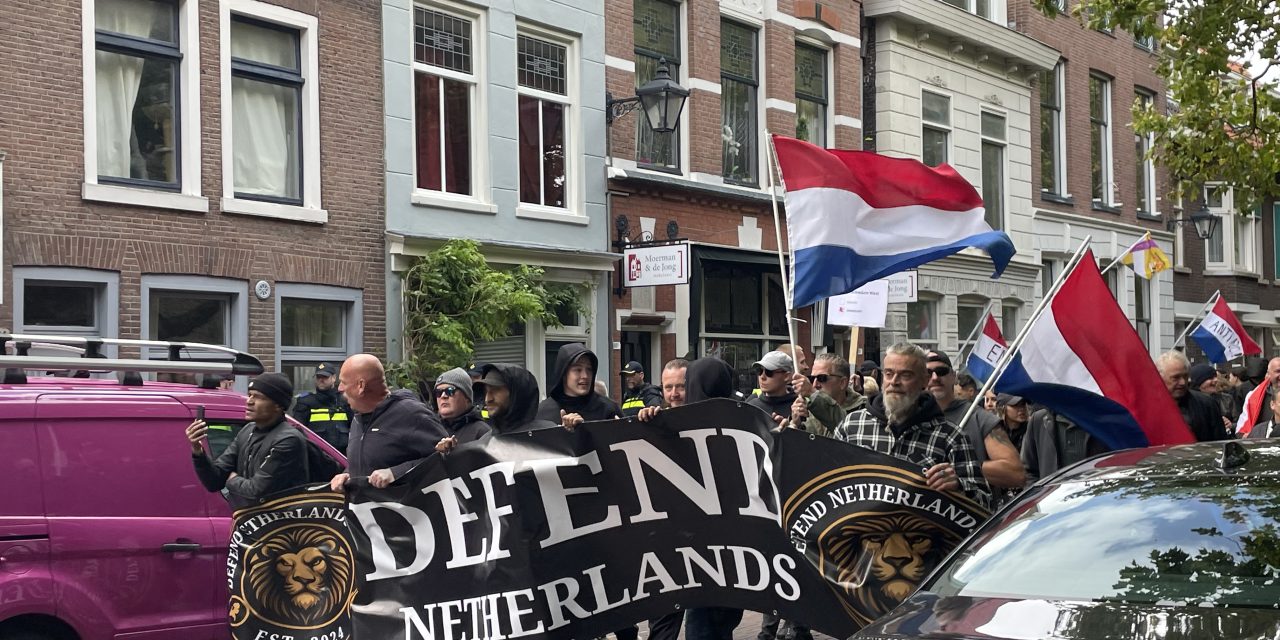 This is how the AZC protest in Schiedam went