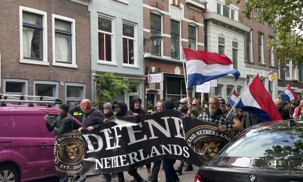 This is how the AZC protest in Schiedam went