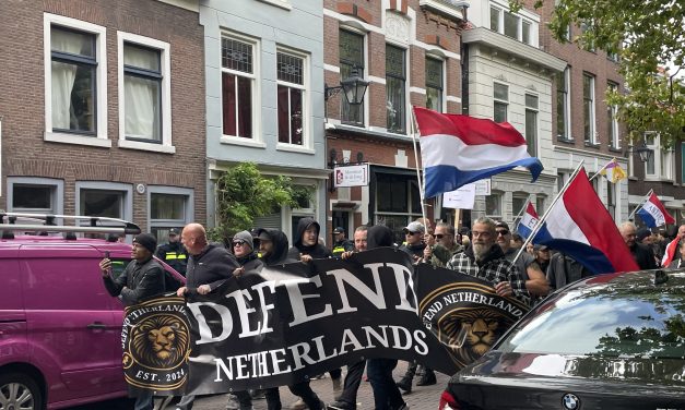 This is how the AZC protest in Schiedam went
