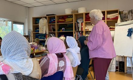 Embroidery brings migrant women together