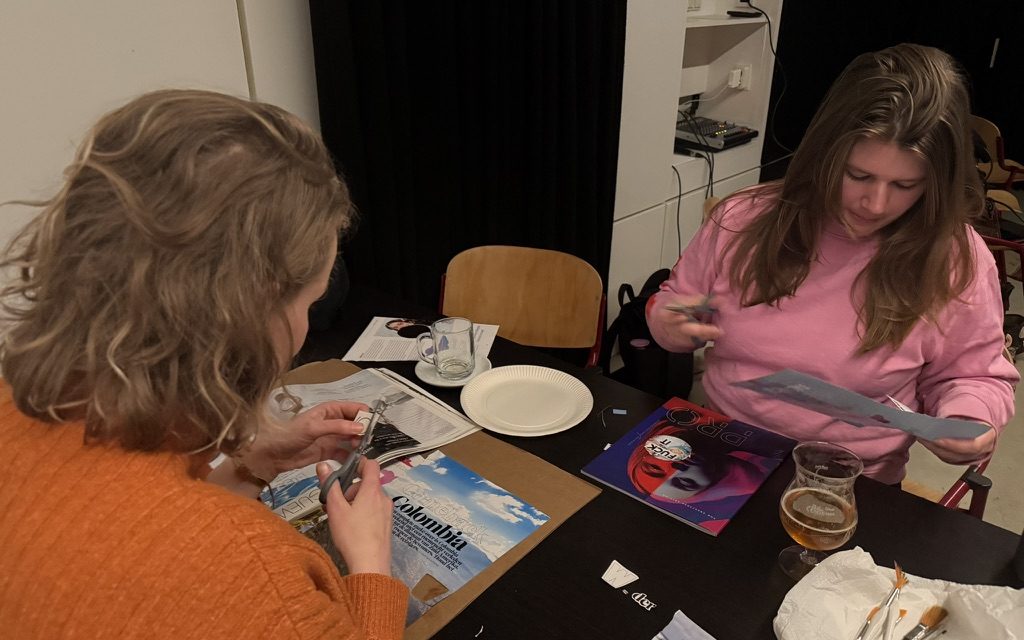 Utrecht feminist group Dolle Mina’s  are getting ready for the international women’s day march