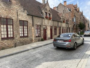 medieval city center of Bruges