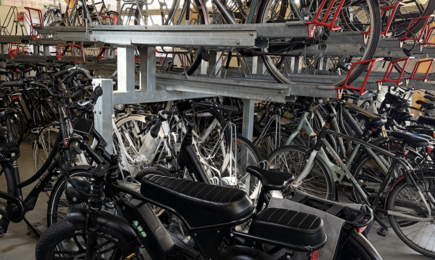 Cycling country, the Netherlands, has not enough parking spaces at the stations despite the huge bicycle sheds