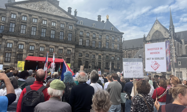 Students protest against growing ‘war fever’ in the Netherlands