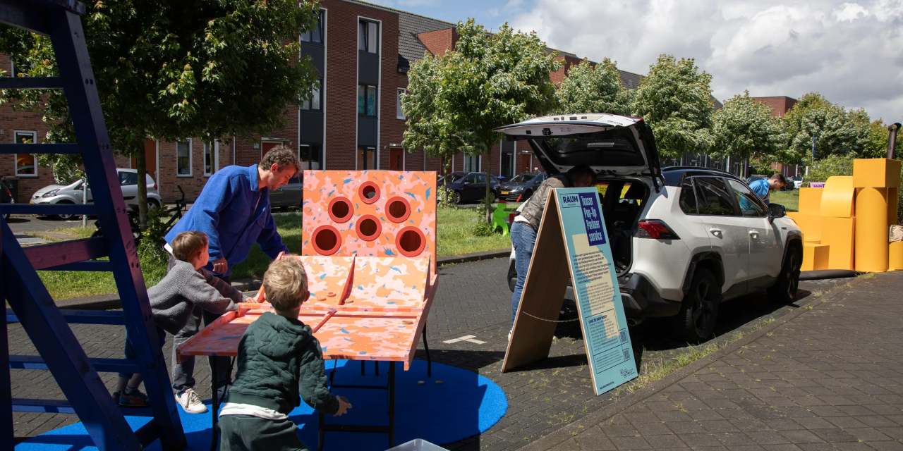 Parkeer iets anders dan je auto tijdens de Pop-Up Parking service