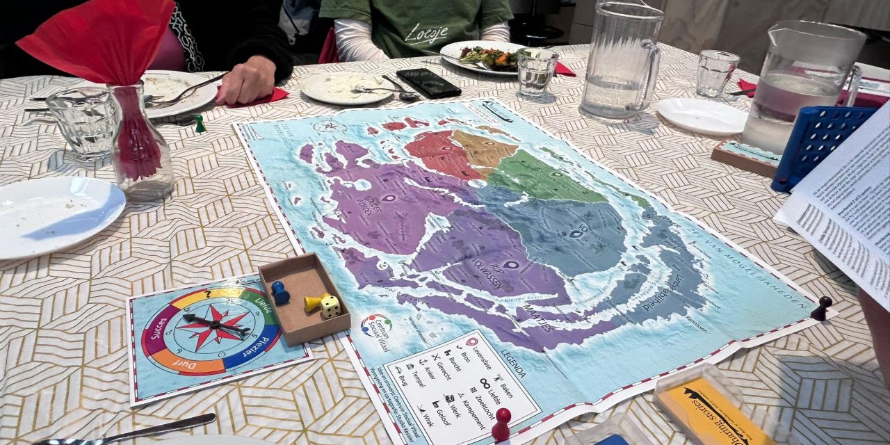 Verbinding zoeken door middel van eten en spellen