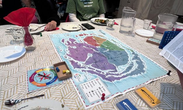 Verbinding zoeken door middel van eten en spellen