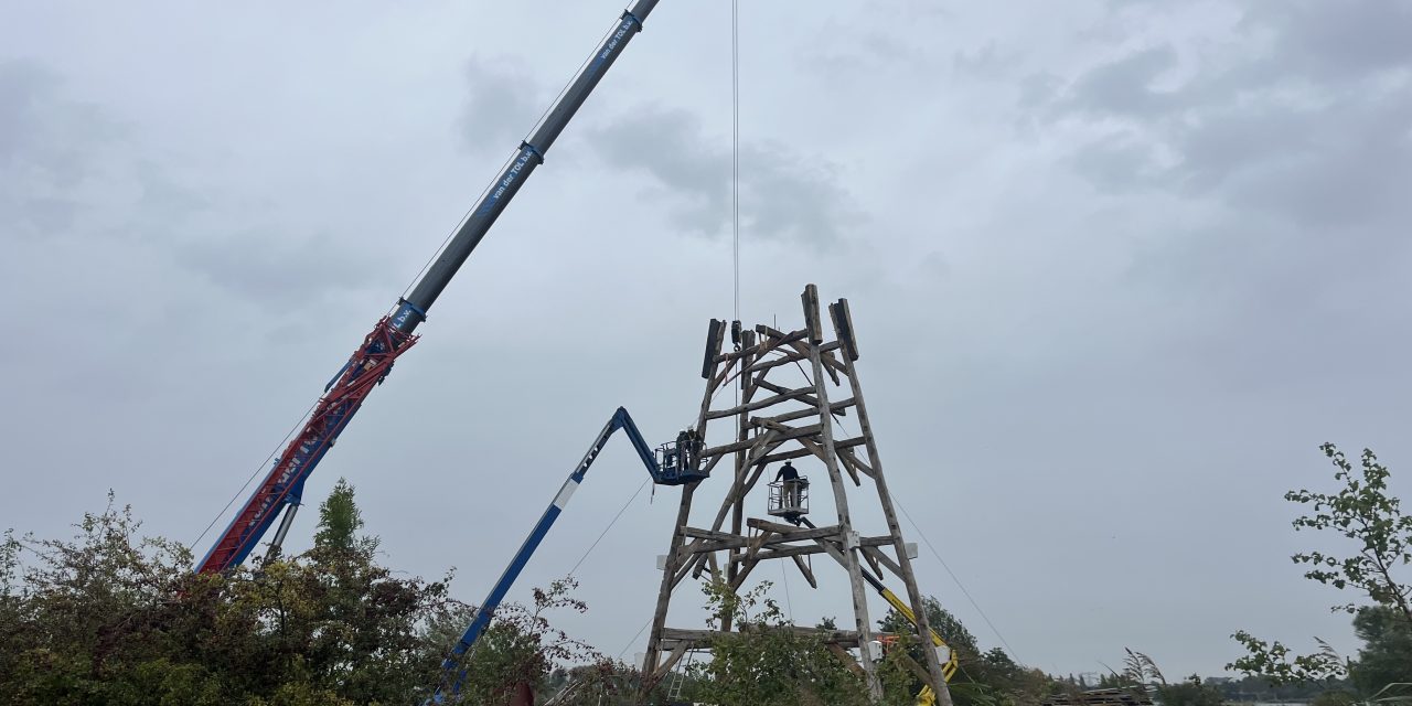Op bezoek bij de bouwplaats van de Haarrijnse molen
