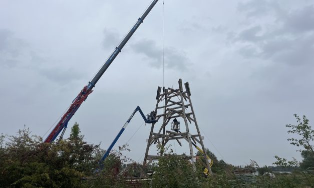 Op bezoek bij de bouwplaats van de Haarrijnse molen