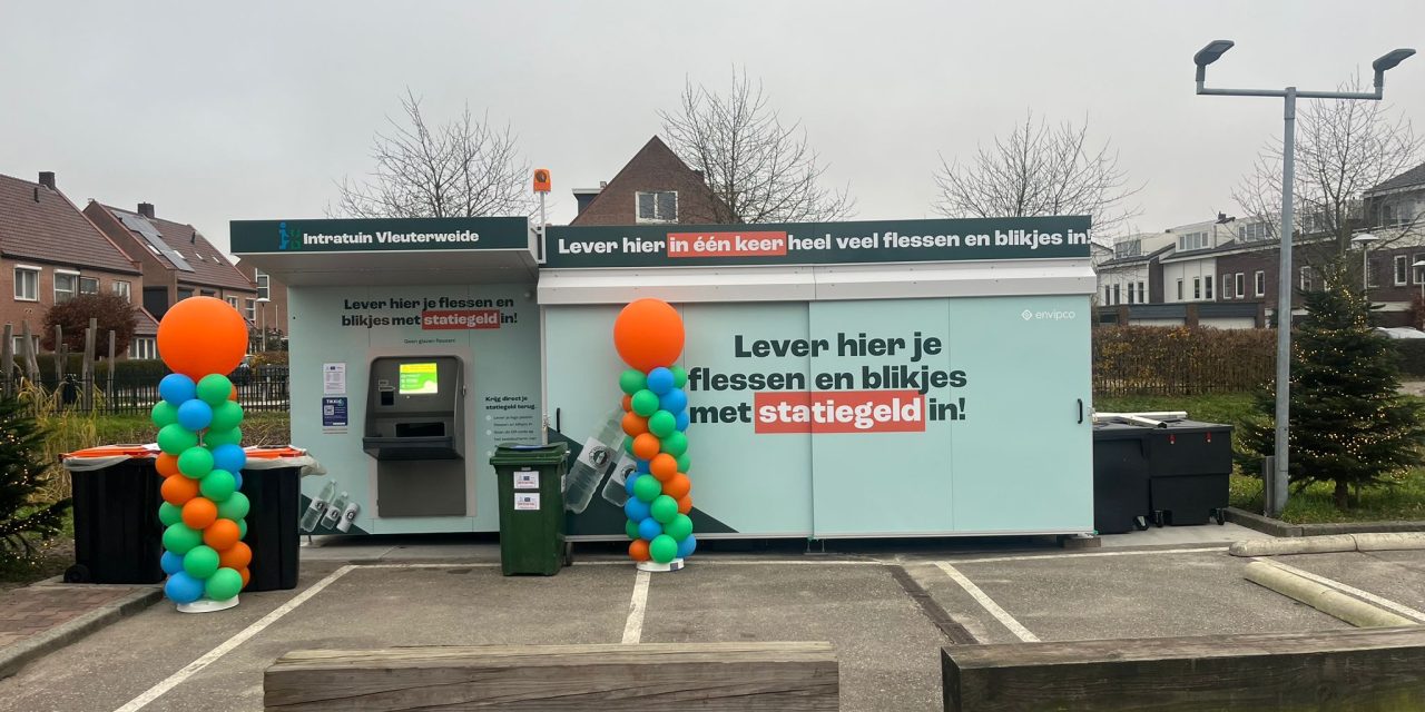 Nieuwe bulkmachine voor statiegeld geopend bij Intratuin Vleuterweide