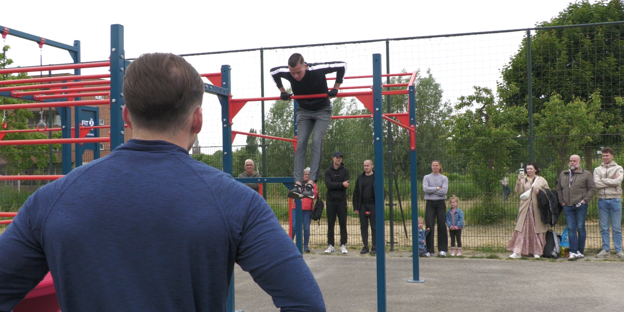 Nieuw calisthenicspark waar jij kan gaan sporten