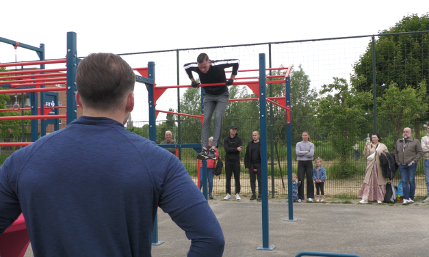 Nieuw calisthenicspark waar jij kan gaan sporten