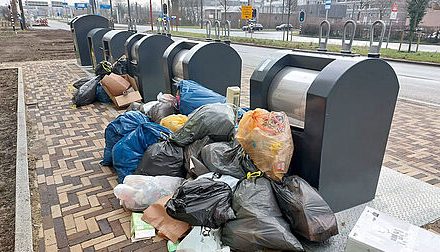 Irritatie bij gemeente over afvalprobleem