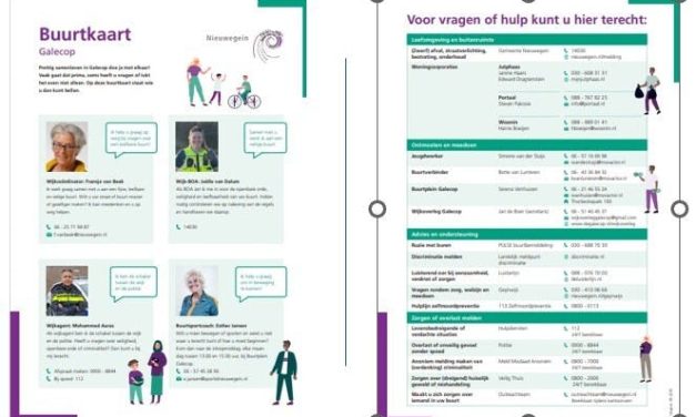 De nieuwe buurtkaart van Nieuwegein
