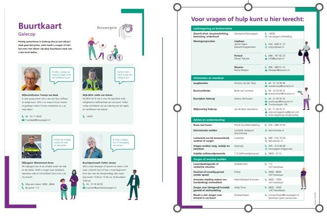 De nieuwe buurtkaart van Nieuwegein