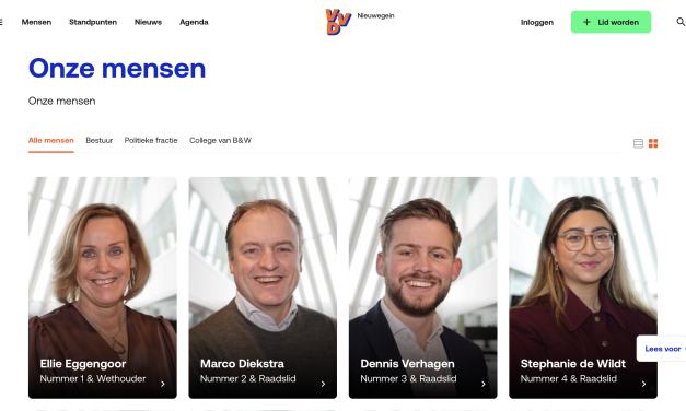 VVD Nieuwegein kiest voor verjonging bij de aankomende gemeenteraadsverkiezingen