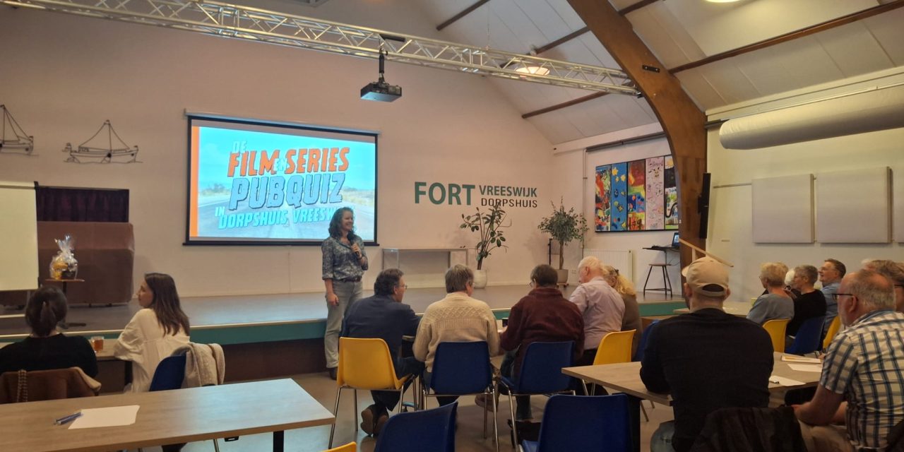 Bewoners van Vreeswijk testen hun filmkennis bij pubquiz in Fort Vreeswijk