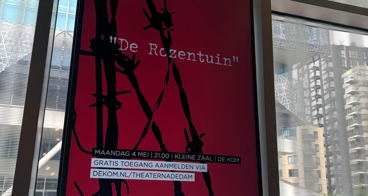 Theater na de Dam organiseert voorstelling De Rozentuin in Theater De Kom