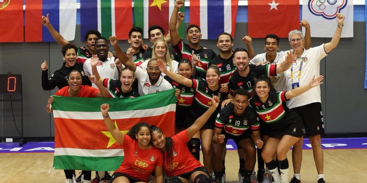 Suriname scoort op het WK korfbal in Taiwan