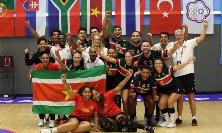 Suriname scoort op het WK korfbal in Taiwan