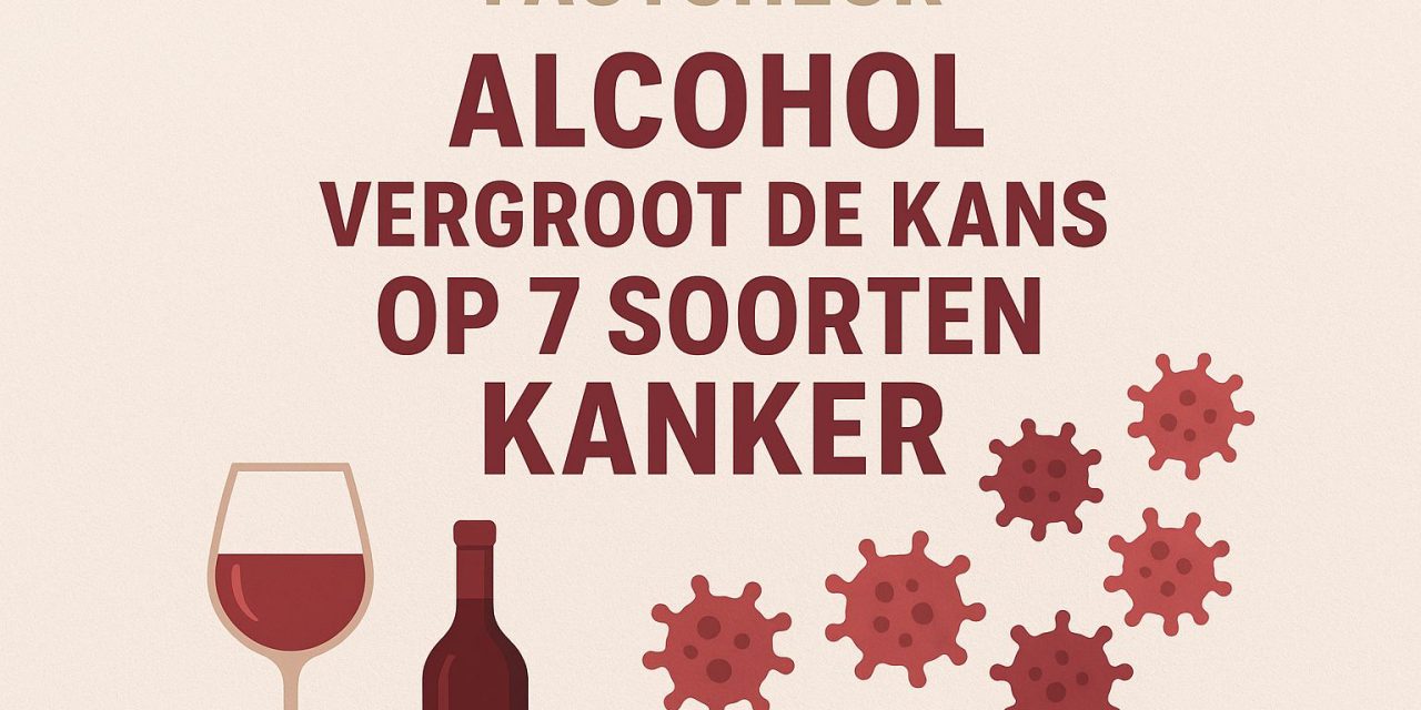 Factcheck: alcohol vergroot de kans op 7 soorten kanker