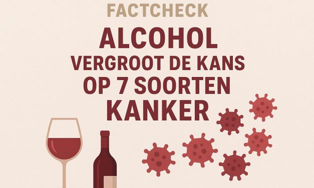 Factcheck: alcohol vergroot de kans op 7 soorten kanker