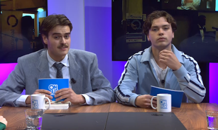 De eerste talkshow uitzending