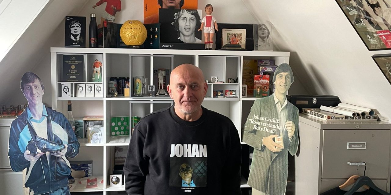 Vrouw van Cruijffcollector Henk Davidse over partner: ‘Dat hij daar zó veel mee bezig is maakt mij enthousiast’