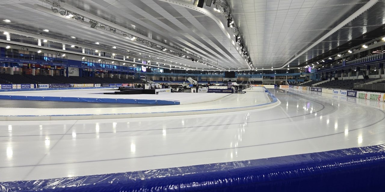 Vanuit Thialf: alles klaar voor het WK schaatsen