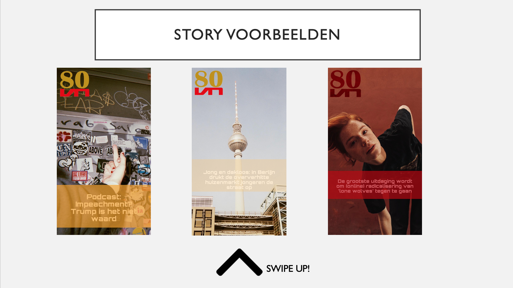 Beschermd: Instagram-sliders Vrij Nederland