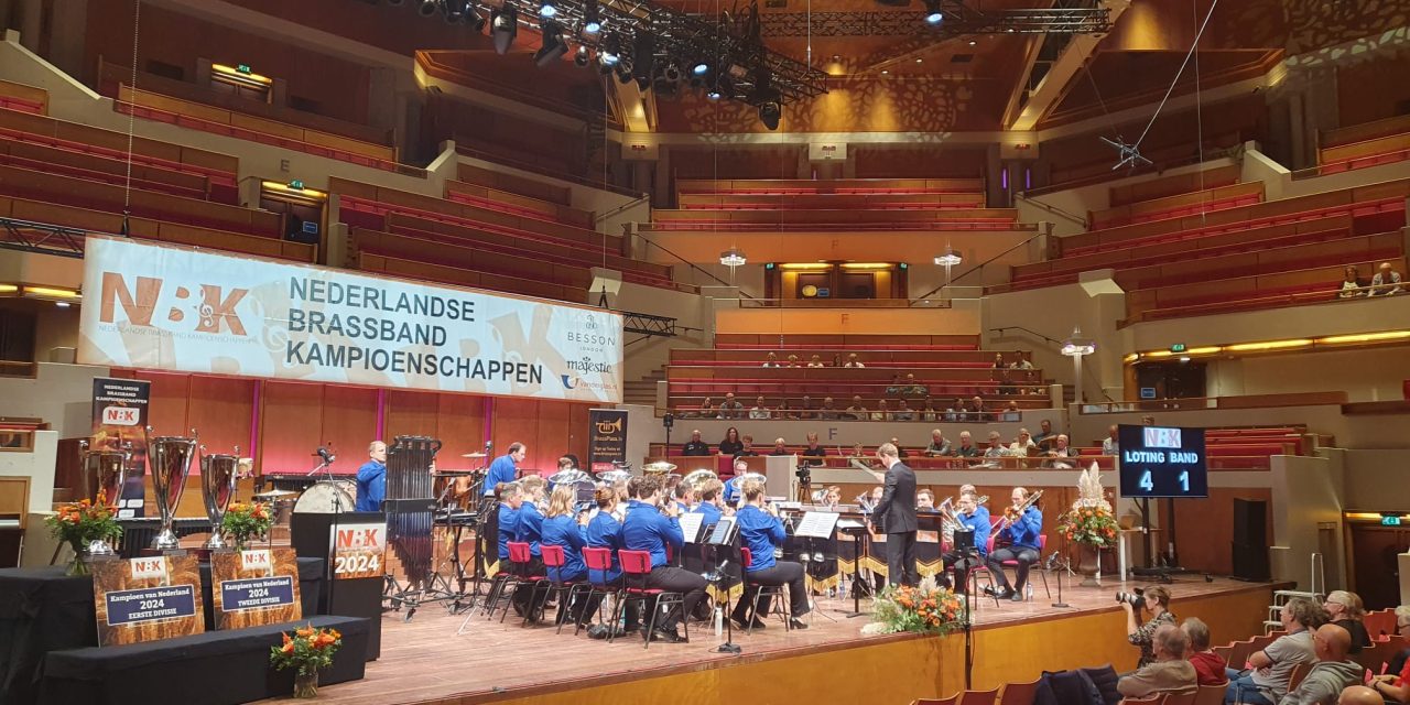 Brassband Amersfoort valt net naast podium tijdens 43e editie van de NBK in Utrecht