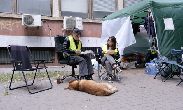 Students in Blockade