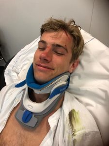 Victor in het AMC ziekenhuis