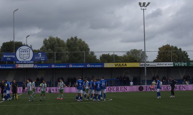 G.V.V.V. boekt bevrijdende eerste overwinning onder interim-trainer Van Meegdenburg