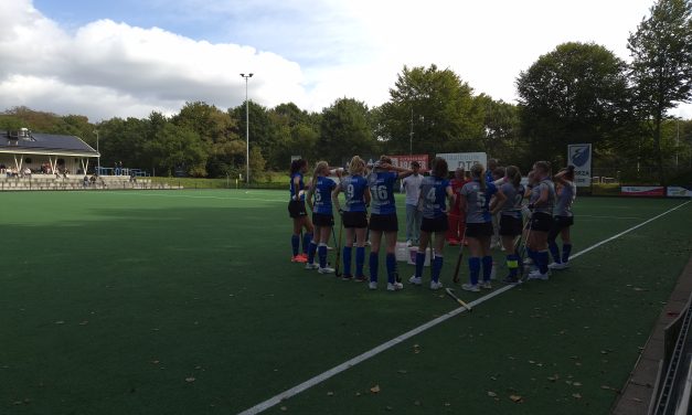 ‘Dat was een goeie, hè?’: Patrick Bruijnes pakt eerste zege als hoofdtrainer van MHC Ede Dames