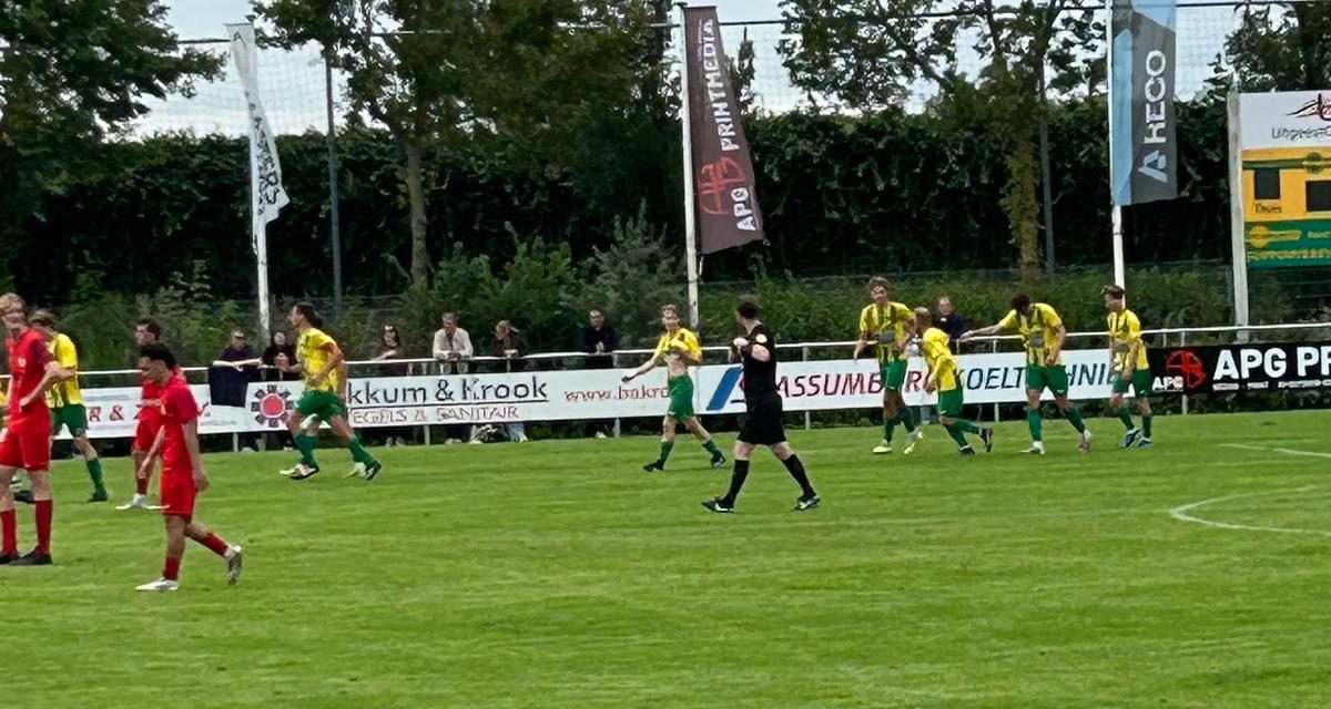 FC Uitgeest pakt eerste punten van het seizoen na ruime zege op DVVA