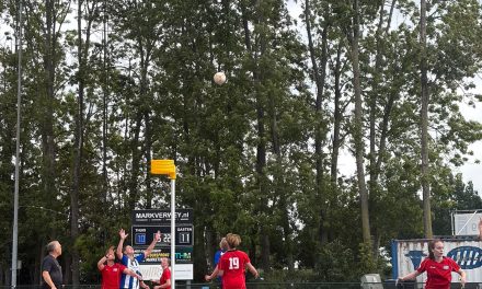 Na een spannende wedstrijd met goals over en weer wist C.K.V ANIMO 4 niet de tweede plek te bemachtigen