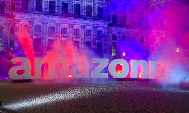 Lichtshow op De Dam
