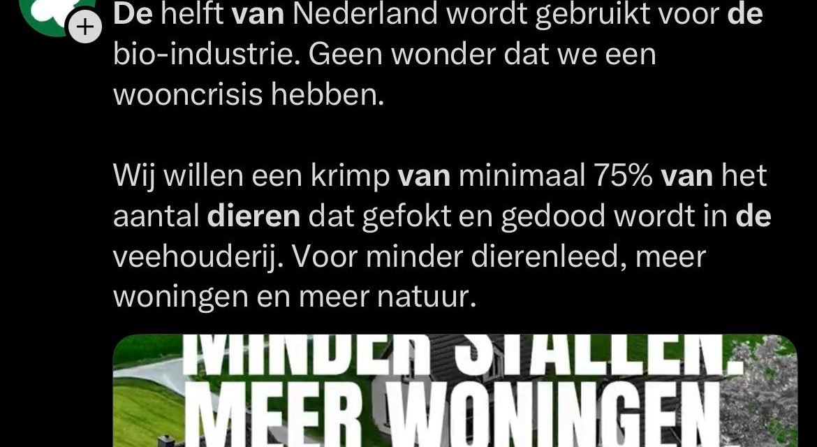 Factcheck: Gebruikt de bio-industrie het grootste deel van de Nederlandse landbouwgrond?