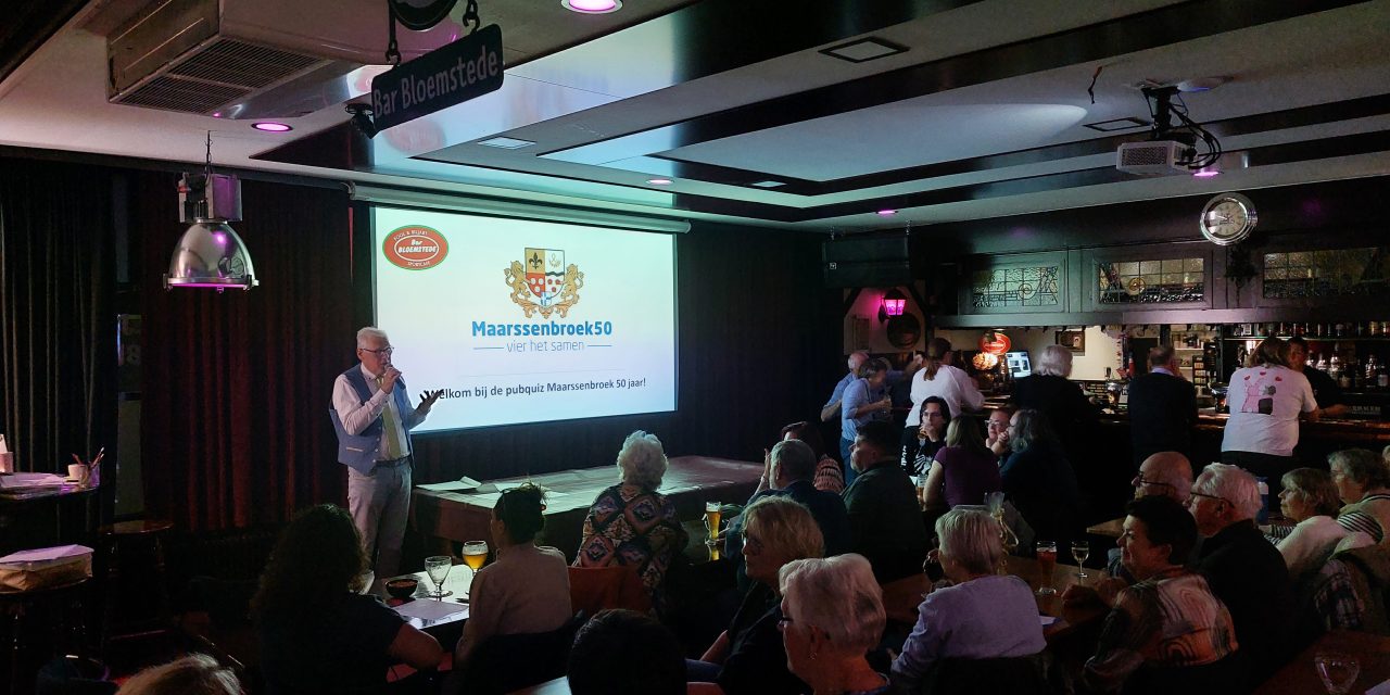 Pubquiz ter ere van 50-jarig bestaan Maarssenbroek: ‘Alleen de eerste plek telt’