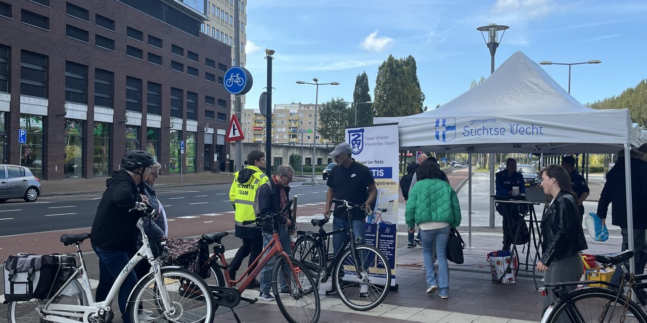 Week van de veiligheid begint met het graveren van fietsen op station Maarssen