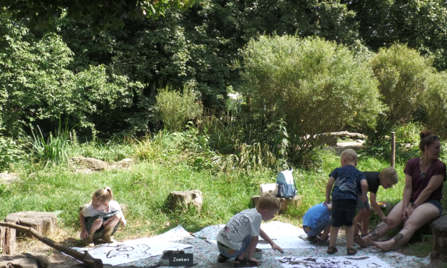 Kinderen lekker naar buiten tijdens de modderdag in Maarssen
